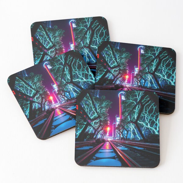Item preview, Midnight Rail: Cybernetic Serenade designed and sold by PanoramaPrints.