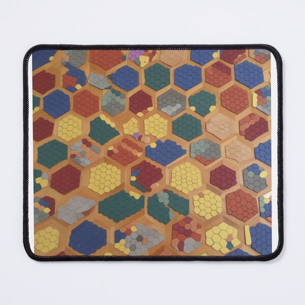 Item preview, Colorful Geometric Honeycomb Pattern designed and sold by merve02shop.