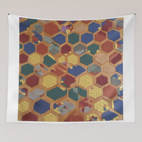 Artikelvorschau, Buntes geometrisches Wabenmuster entworfen und verkauft von merve02shop.