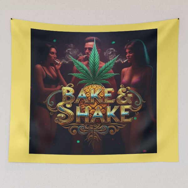 Item preview, Bake & Shake - Pineapple Swingers Smoking Pot - Yellow designed and sold by JLEmporium.