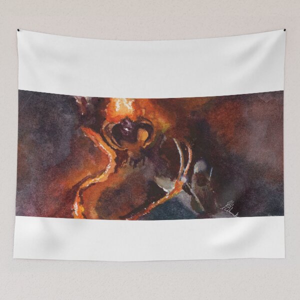 Item preview, Gandalf vs the Balrog, LOTR Inspired Watercolor Print designed and sold by SchmeckStudio.