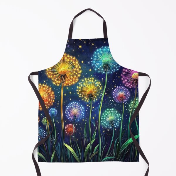 Item preview, Luminous Dandelions: Night Bloom designed and sold by Suzana Djordjevic.