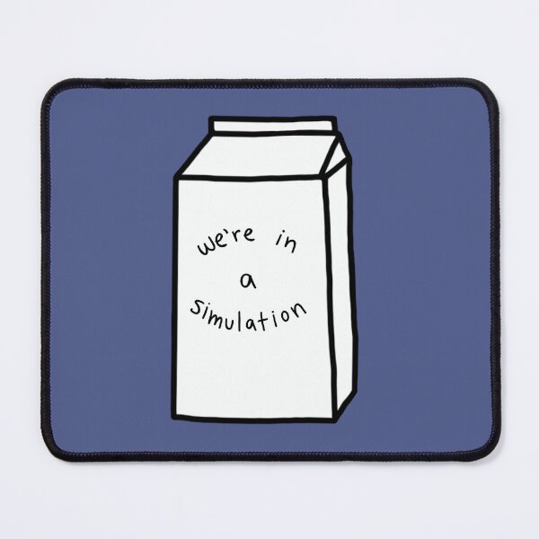 Item preview, We're in a Simulation on a Milk Carton designed and sold by PaulinaS.