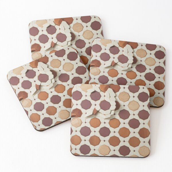 Item preview, Hexagonal Harmony: A Fusion of Geometry and Nature in Design designed and sold by merve02shop.