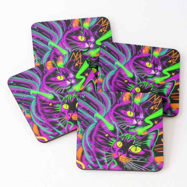 Item preview, Charged Particle Cats #52 designed and sold by makine-arts.