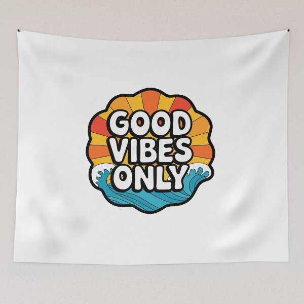 Item preview, “Good Vibes Only - Sunbeams & Waves” designed and sold by MrERNST.
