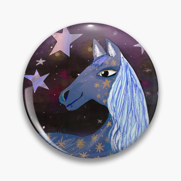 Item preview, Starry Night Horse - Magical Cosmic Art by Jemma Jamie Skidmore designed and sold by Jemma Jamie Skidmore.