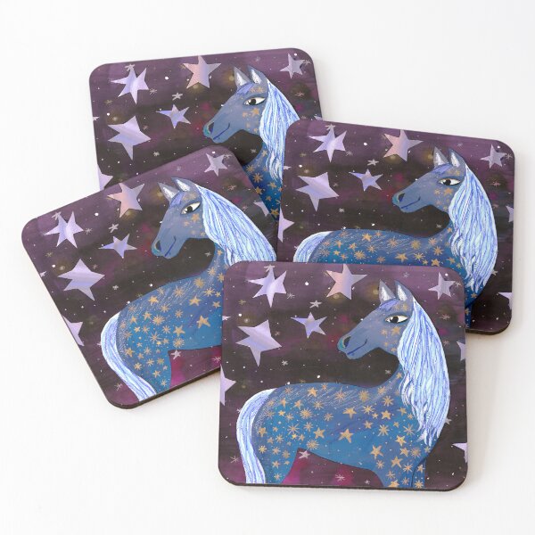 Item preview, Starry Night Horse - Magical Cosmic Art by Jemma Jamie Skidmore designed and sold by Jemma Jamie Skidmore.