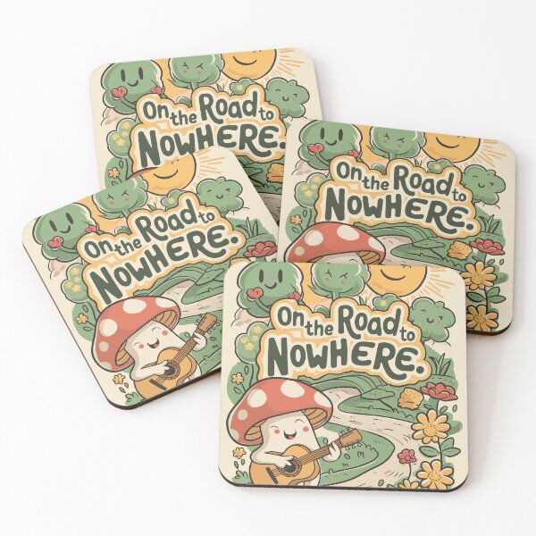 Item preview, On the road to nowhere | Mushroom trip designed and sold by KalicoDesignUS.