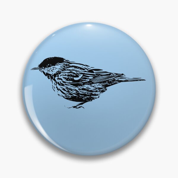 Item preview, Blackpoll Warbler Black Design  designed and sold by designsasstultd.
