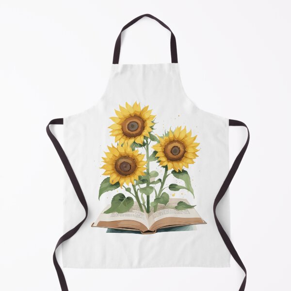 Item preview, Watercolor Sunflowers Growing From an Open Book designed and sold by MaateoDesign.