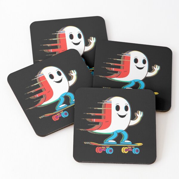 Aperçu de l'œuvre Cute Ghost Skateboarding Cartoon Fun Shirt Youth créée et vendue par ChicTeeLab.