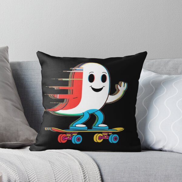 Aperçu de l'œuvre Cute Ghost Skateboarding Cartoon Fun Shirt Youth créée et vendue par ChicTeeLab.