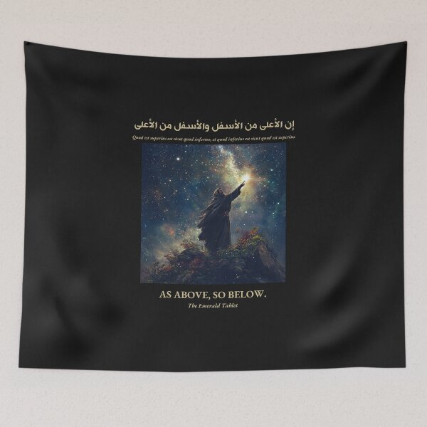 Item preview, As Above, So Below: Bridging Worlds Through Ancient Wisdom designed and sold by Kotodama.