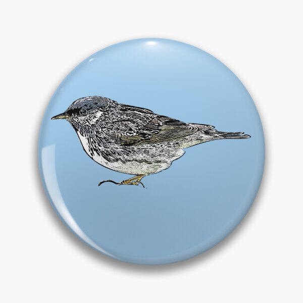 Item preview, Blackpoll Warbler Black Alternate Design  designed and sold by designsasstultd.
