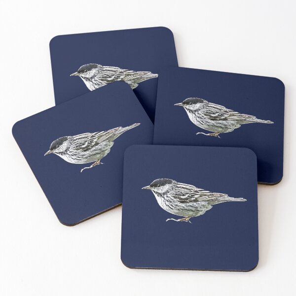 Item preview, Blackpoll Warbler White Alternate Design  designed and sold by designsasstultd.