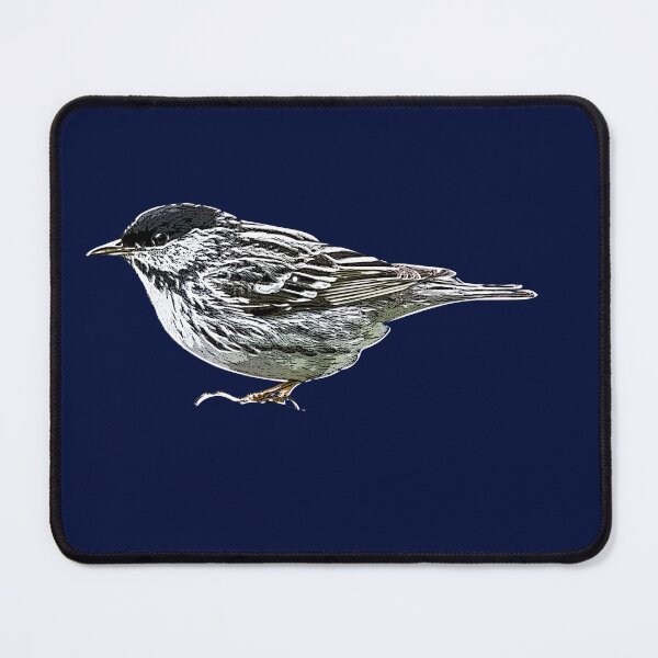 Item preview, Blackpoll Warbler White Alternate Design  designed and sold by designsasstultd.