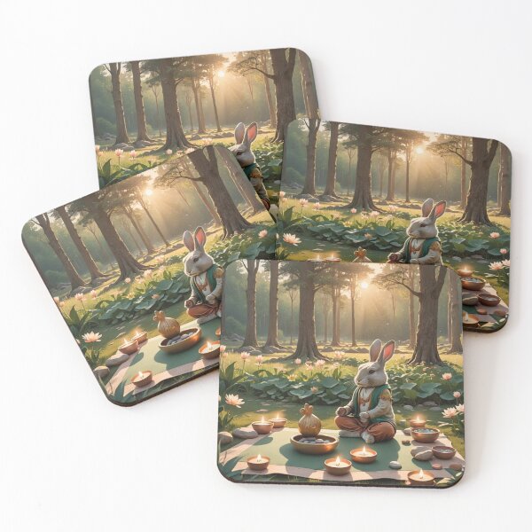 Item preview, Zen Rabbit Yoga: Harmony in Nature designed and sold by daila70.