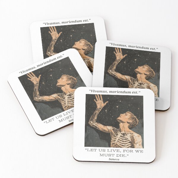 Item preview, Eternal Reflection: Seneca's Stoic Mortality Quote designed and sold by Kotodama.