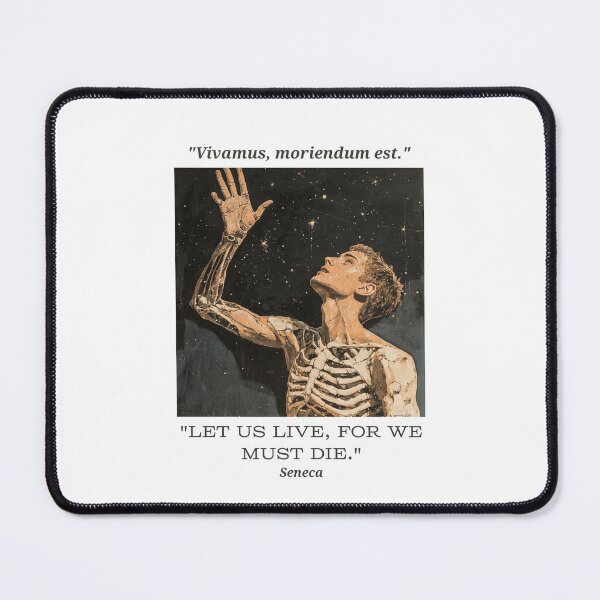 Item preview, Eternal Reflection: Seneca's Stoic Mortality Quote designed and sold by Kotodama.