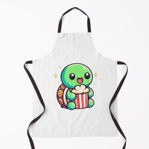 Item preview, turtle eating popcorn designed and sold by Eternalski.