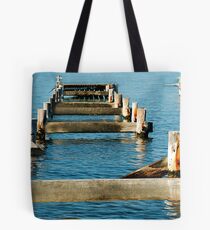 Morisset Hospital Wharf ... Or What's Left Of It! Tote Bag
