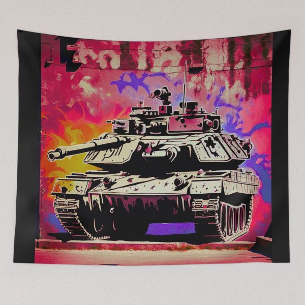 Item preview, Grafiti militar Tanques de tanques designed and sold by Helios Be. Lavsh.
