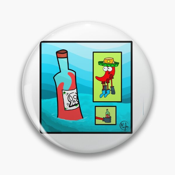 Item preview, The Lost Magic Hot Sauce Bottle designed and sold by dibujosarts.