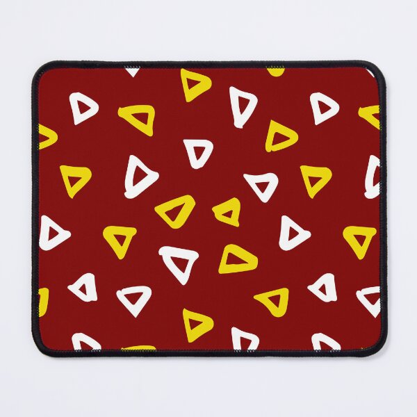 Item preview, Bicolor Doodle Scribble Art Scattered Repeat Patterns Maroon designed and sold by EvergreenMotifs.