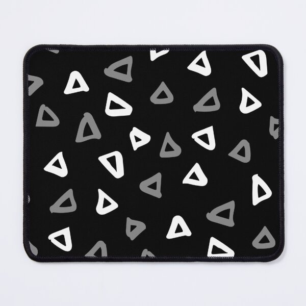 Item preview, Bicolor Doodle Scribble Art Scattered Repeat Patterns Black designed and sold by EvergreenMotifs.