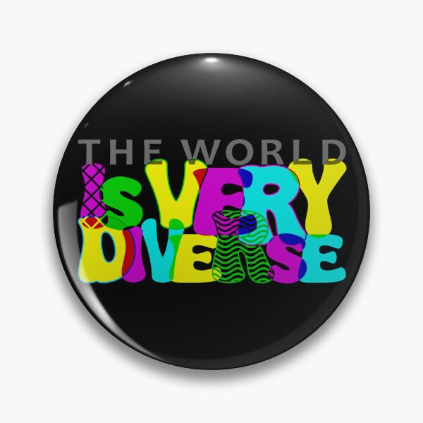 Item preview, The World Is Very Diverse Colorful Gift For Everyone designed and sold by ZIPsketch.