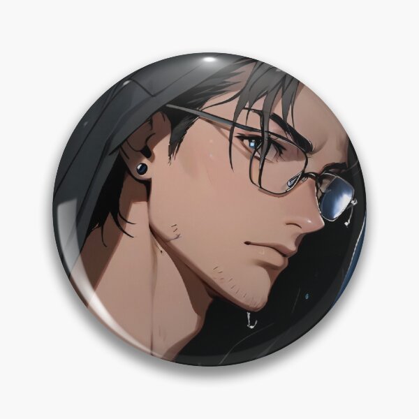 Item preview, Handsome anime boy with glasses designed and sold by DaanyaalHussain.
