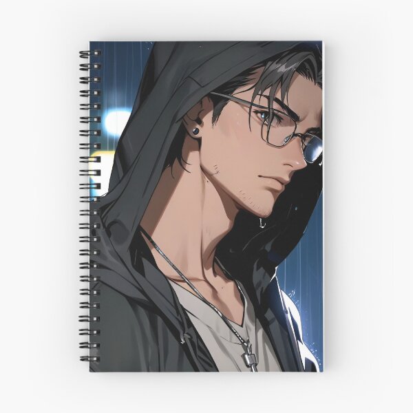 Item preview, Handsome anime boy with glasses designed and sold by DaanyaalHussain.