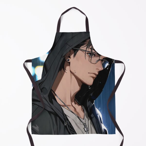 Item preview, Handsome anime boy with glasses designed and sold by DaanyaalHussain.