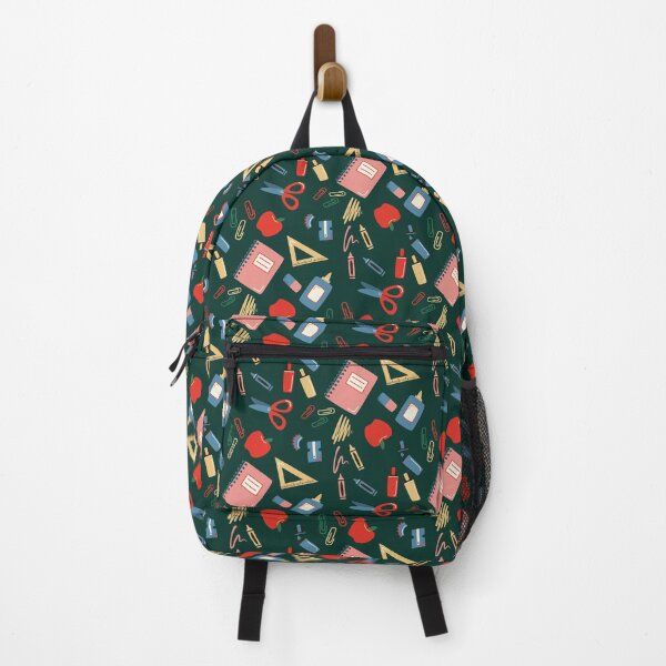 Item preview, Happy colorful back to school seamless pattern designed and sold by TinyFlowerArt.