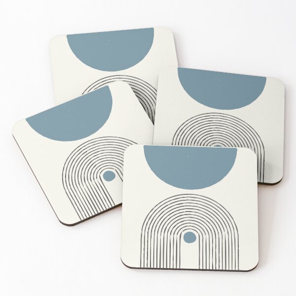 Item preview, Midcentury Modern - Arch, Blue II designed and sold by Sumaia Sharmin.