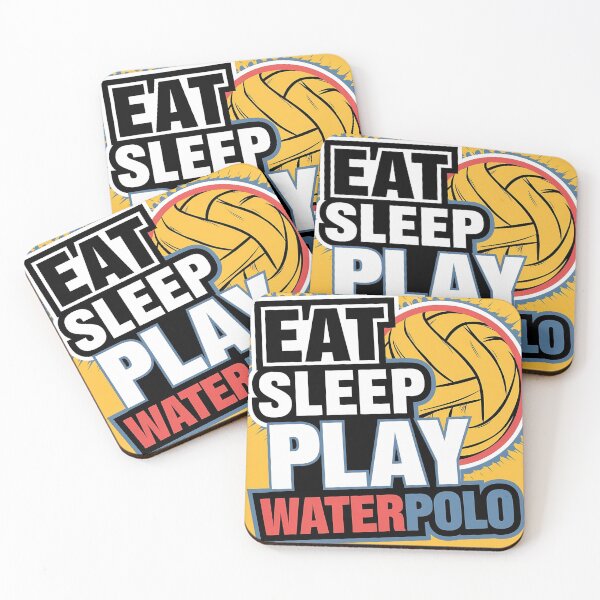 Item preview, Eat sleep play waterpolo old poster style designed and sold by waterpoloworld.