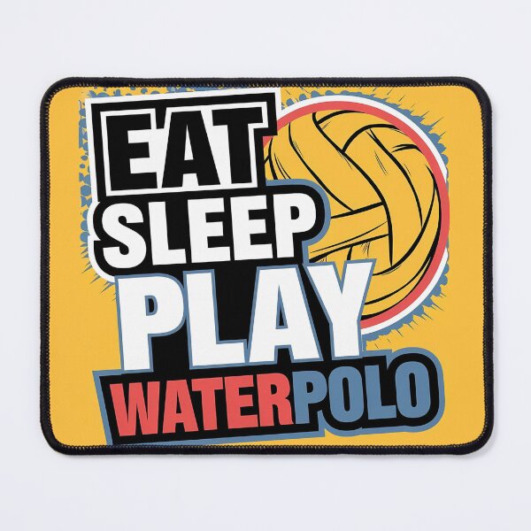 Item preview, Eat sleep play waterpolo old poster style designed and sold by waterpoloworld.