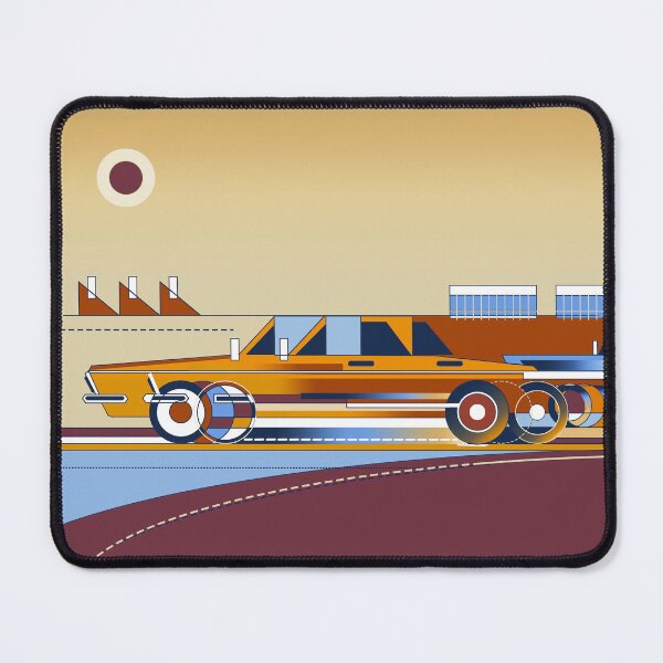 Item preview, futuristic car and landscape designed and sold by Kill-the-paper.