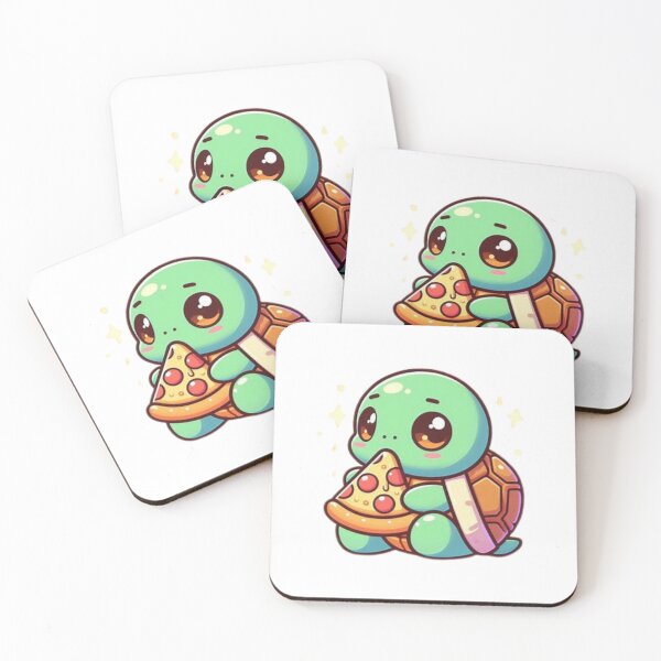 Item preview, turtle eating pizza designed and sold by Eternalski.
