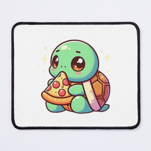 Item preview, turtle eating pizza designed and sold by Eternalski.