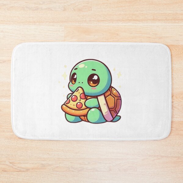 Item preview, turtle eating pizza designed and sold by Eternalski.