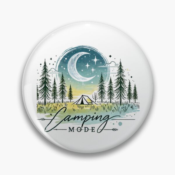 Item preview, Camping Mode - Moonlit Forest Adventure Design designed and sold by GemBob Creations.
