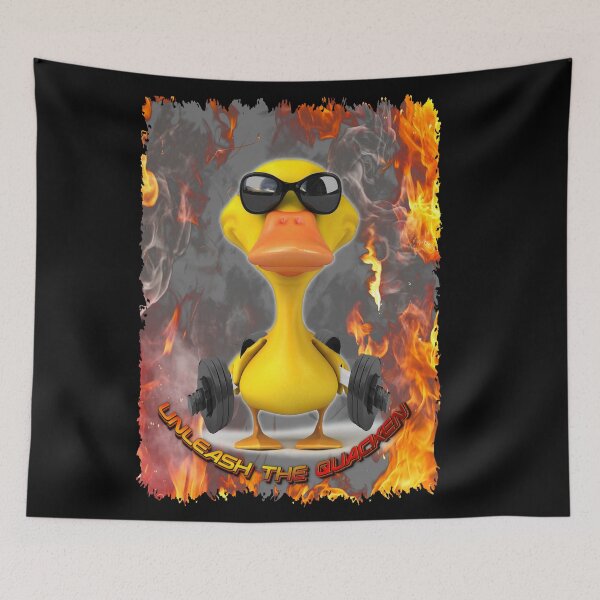 Item preview, WEIGHT LIFTING   RELEASE THE QUACKEN designed and sold by THE AMERICAN TEEVANGELIST.