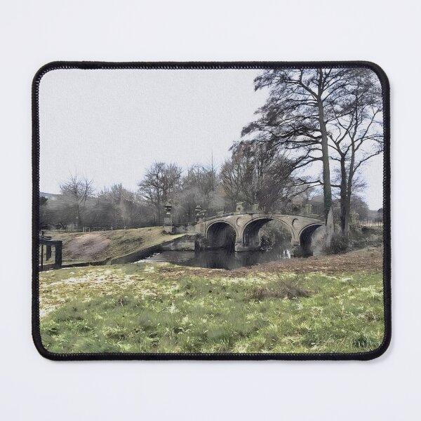 Item preview, Countryside Bridge Over a Gentle Stream designed and sold by OpheliaObjects.