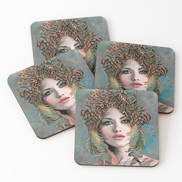 Item preview, creative female portrait designed and sold by bdesignsnz.