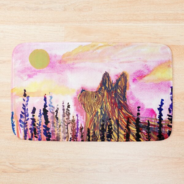 Item preview, Wild Dog at Sunrise - Vibrant Watercolor Art by Jemma Jamie Skidmore designed and sold by Jemma Jamie Skidmore.