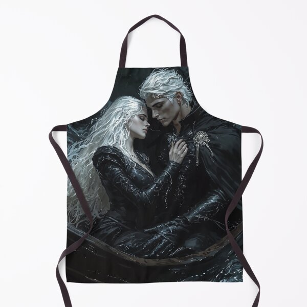 Item preview, Ethereal Embrace: Elven Lovers Adrift in the Midnight Tide designed and sold by oanaunciuleanu.