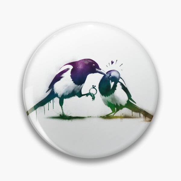 Item preview, A Magpie Engagement designed and sold by ArtSea-Bubble.