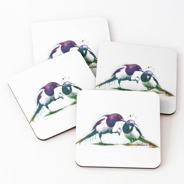Item preview, A Magpie Engagement designed and sold by ArtSea-Bubble.